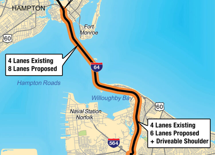 map courtesy of the HRBT Expansion project