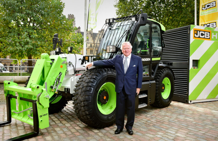 JCB is working on hydrogen-powered construction machines to address emissions and climate change
