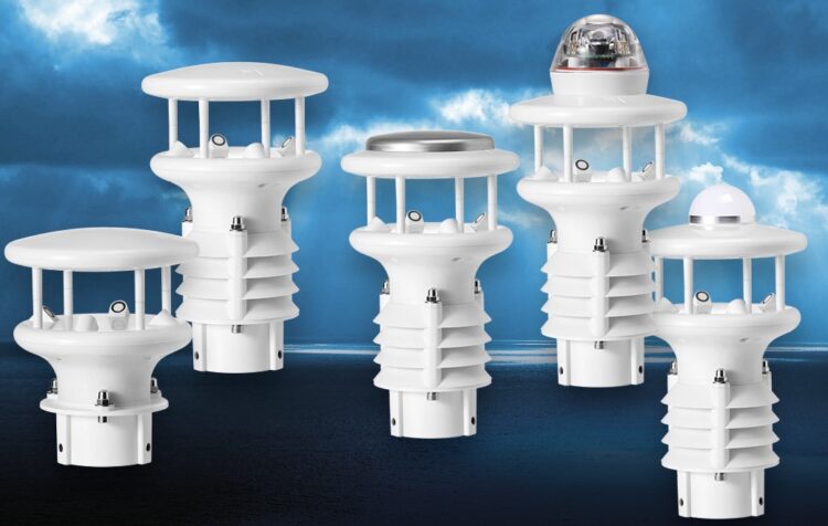 The compact, rugged and low-maintenance compact WeatherSens weather stations are particularly suitable for applications in smart cities and for weather monitoring on roads and infrastructure (image courtesy HyQuest Solutions, Kisters Group)