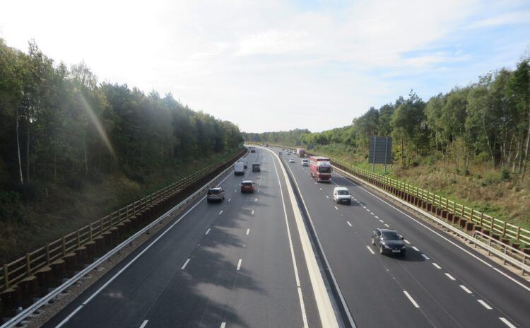 An important road widening project has been completed in the UK ahead of schedule - image courtesy of Balfour Beatty