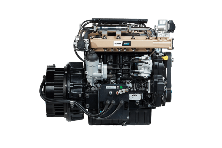 The more powerful Kohler K-HEM 2504 package suits duties in larger machines