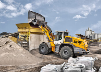 Increased versatility is claimed for the Liebherr wheeled loaders now that the quick coupler system is available across the range
