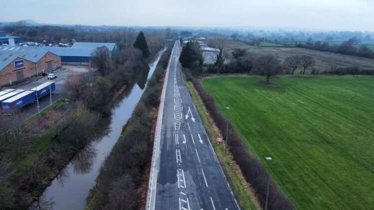 An important road upgrade is complete in Cheshire in the UK