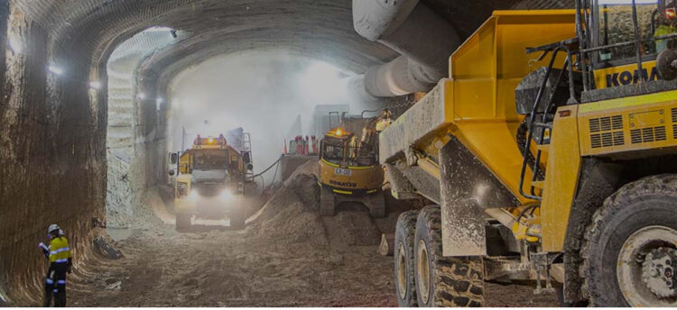 Underground work for the M4-M5 Link, part of the WestConnex project (image courtesy WestConnex/Transurban)