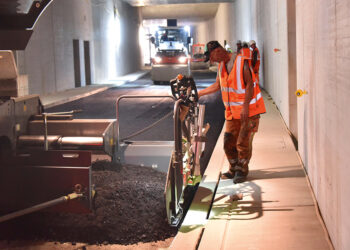 The team monitored operations constantly during the job