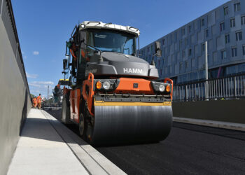 Several models of Hamm rollers were selected specially for the work