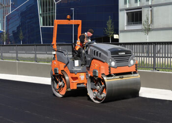 The compact roller helped deliver the final finish required