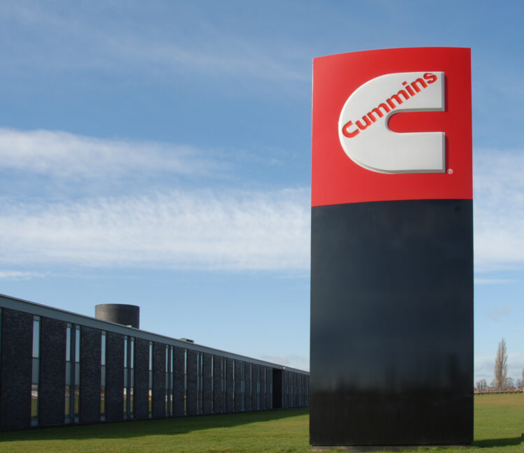 Cummins' facility in Darlington, north-east England