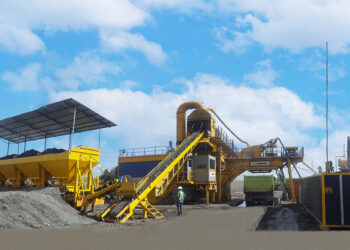 The plant was used to produce mixes with very specialised recipes to best suit the application