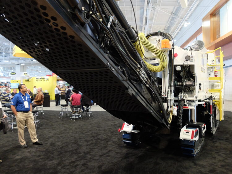The World of Asphalt/AGG1 2022 exhibition in Nashville has broken attendance records for exhibitors and visitors - image courtesy of Mike Woof