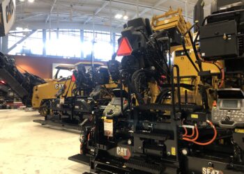 The World of Asphalt/AGG1 2022 exhibition in Nashville has broken records for show space and exhibitor numbers - image courtesy of Mike Woof