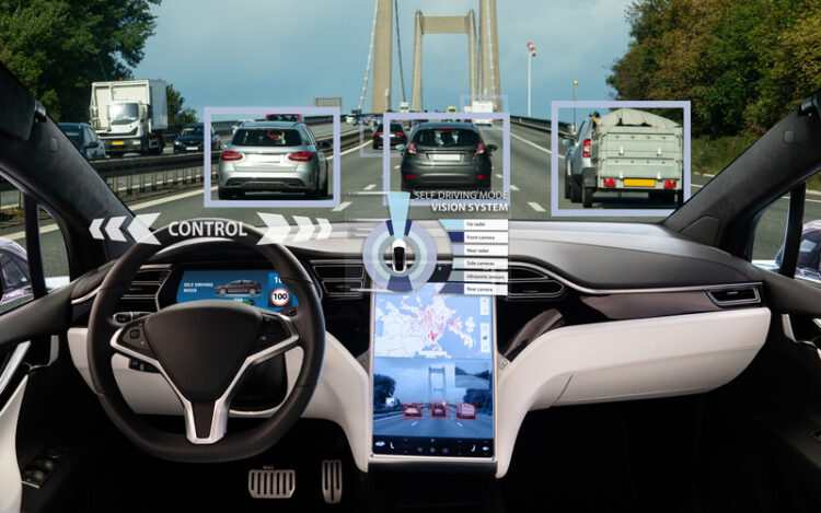 Self driving cars will be allowed in the UK, following changes to the Highway Code - image courtesy of © Scharfsinn86, Dreamstime.com
