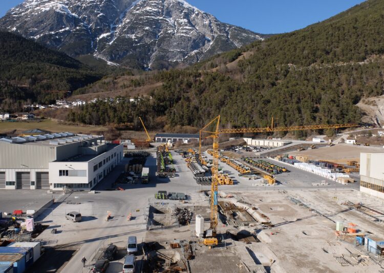 The new facility being built at Liebherr’s plant in Telfs, Austria is one of many new investments in the company’s capabilities – image courtesy of Mike Woof