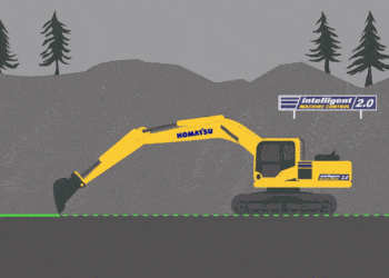 How does the Auto Grade Assist make the perfect grade? Even a new operator can now easily deliver that perfect grade! During a grading pass, the system automatically raises the boom and the bucket edge precisely traces the design surface. The operator just controls the desired grading speed with the left hand lever. This simplification of a previously quite complex manual operation boosts productivity and efficiency with unsurpassed accuracy.