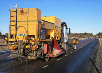 Swedish recycling group Ragn-Sells could bring more environmentally-friendly-produced road salt to Scandinavia’s highways (image courtesy Peab)