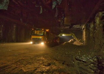 Conventional excavation methods have been used in the tunnelling work for the project