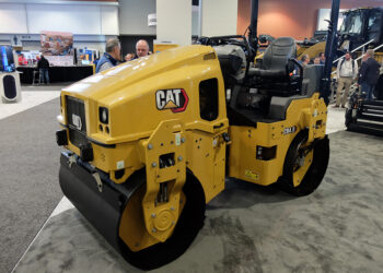 The CB4.0 compactor from Cat is aimed at the rental market