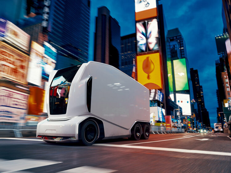 vThe Pod will carry goods for GE Appliances (image credit: Einride)