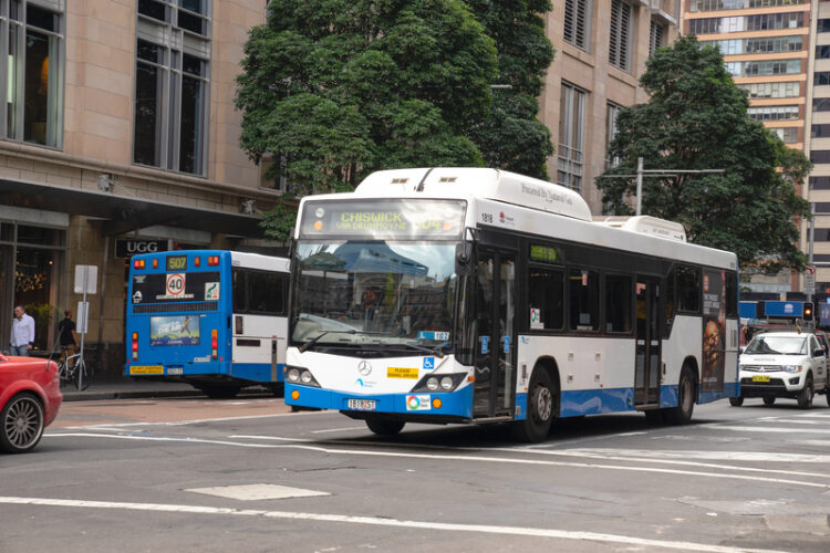 All abord the AI bus in Sydney, Australia (image © Natsicha Wetchasart/Dreamstime)