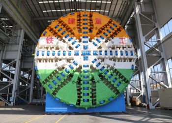 CRCHI supplied a massive TBM for the Mumbai Coastal Road project in India - image © courtesy of CRCHI