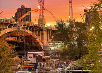 Work is underway on a key historic bridge link in Minnesota – image courtesy of COWI