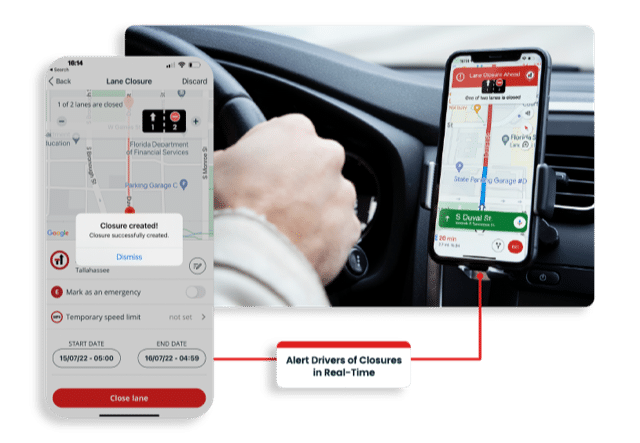 US drivers can count on timely and accurate work zone information through their preferred mapping app or device, according to one.network