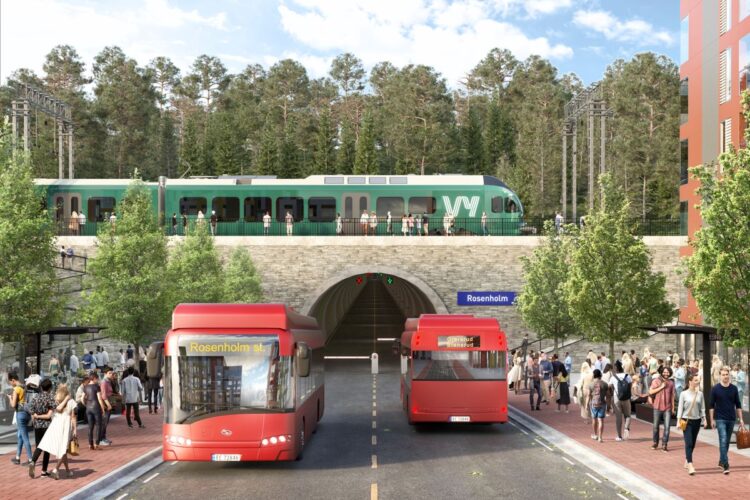 OBOS - Oslo Bolig Og Sparelag - says the tunnel would be paid for by the developers, according to a report in the Norwegian business newspaper Byggeindustrien (image courtesy Blår)