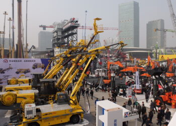 The bauma China 2022 construction machinery exhibition has been cancelled due to the Chinese Government’s COVID-19 policy – image courtesy © of Mike Woof