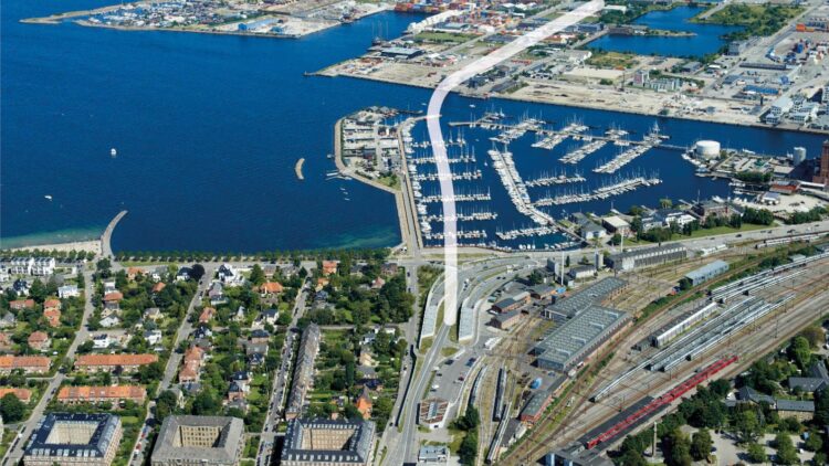 Sections for the 1.4km cut-and-cover tunnel will be built in-situ (mage courtesy Danish Road Directorate / Vejdirektoratet)