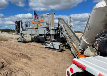 Contractor Brevard Concrtete said versatile Power Curbers equipment played a key role in its successful airport work