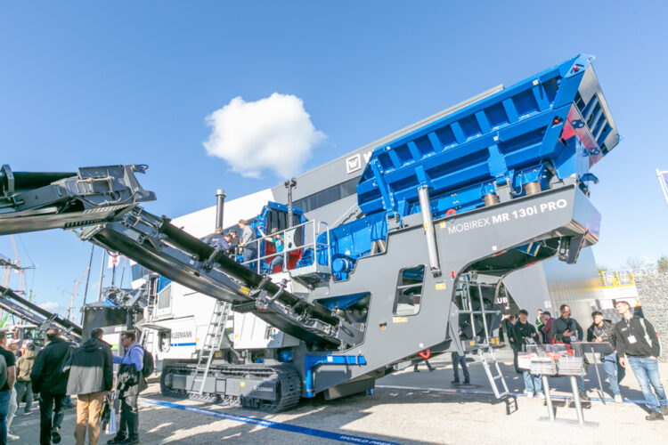 Kleemann’s electric-drive MOBIREX MR 130(i) PRO impact crusher