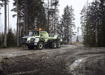 Volvo CE steel's a march on its competitors: the A30G weighs in at 23,300kg and has a payload capacity of 29,000kg (image courtesy Volvo CE)