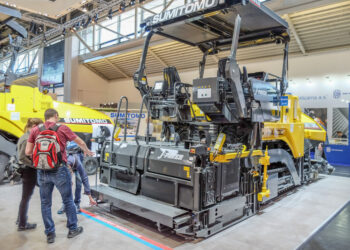 Sumitomo is now offering its new HA60-11 paver in wheeled as well as tracked variants