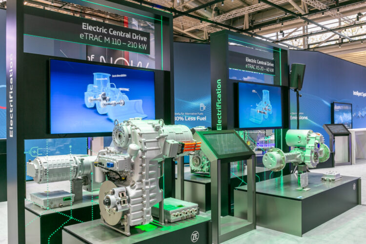 ZF is developing an electric driveline for wheeled loaders