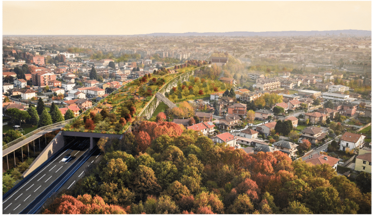 Construction of around 30km and related routes will improve the European Union’s multi-modal transportation route TEN-T Corridor 5 (artist impression courtesy Webuild)