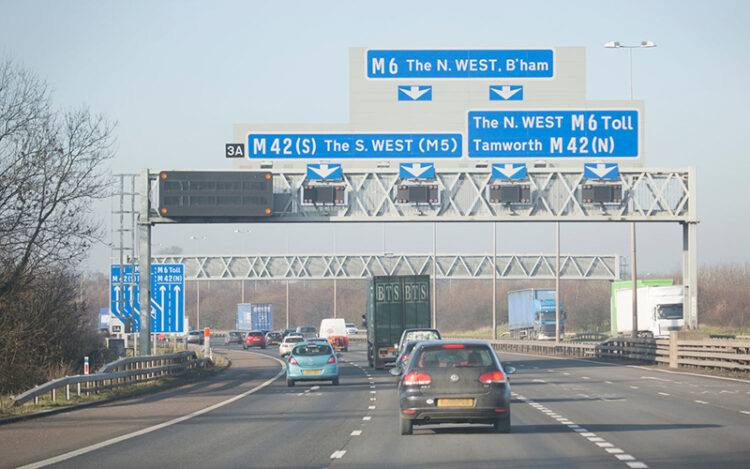 Time for a “visual enhancement” for main road gantries in England (image courtesy National Highways/RIBA)