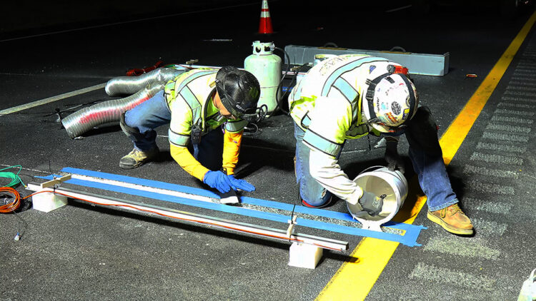 The prime contractor and responsible for delivering the project, including the road installation of the quartz sensors – also pre-assembled the AVC (Automated Vehicle Classification) cabinets in their warehouses instead of on site (image courtesy Kistler)