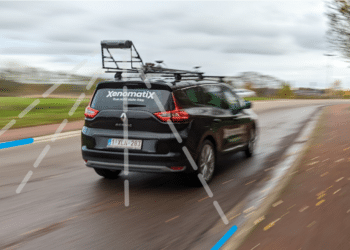 Two lanes better than one: the XenoTrack Dual Lane system is set up in no time and the measurement vehicle can drive faster than 70kph
