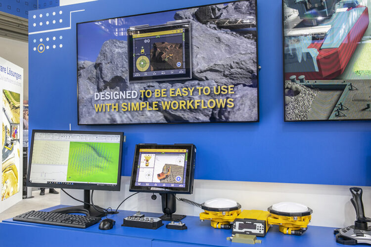 Trimble piling system