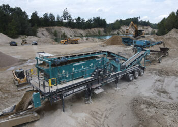 Powerscreen’s wheeled gladiator and Titan models offer mobility