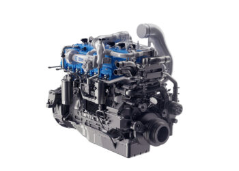 Hyundai Doosan Infracore is unveiling an ICE power unit running on hydrogen