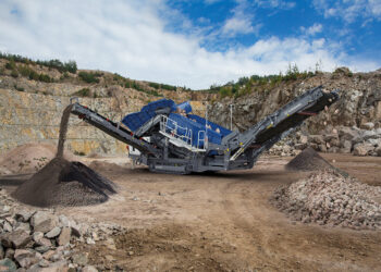 The MSS 802(i) EVO impresses with a feed capacity of up to 500 t/h in natural stone and in recycling