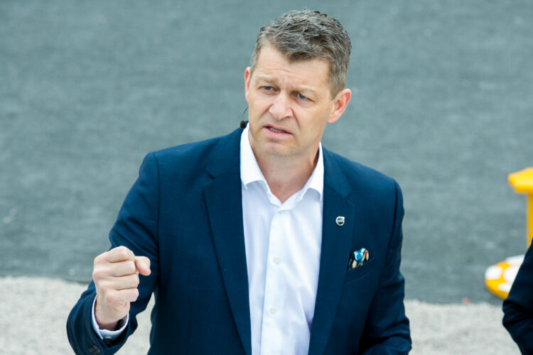 TheVolvo Group is preparing itself for the change to sustainability | Pictured Melker Jernberg