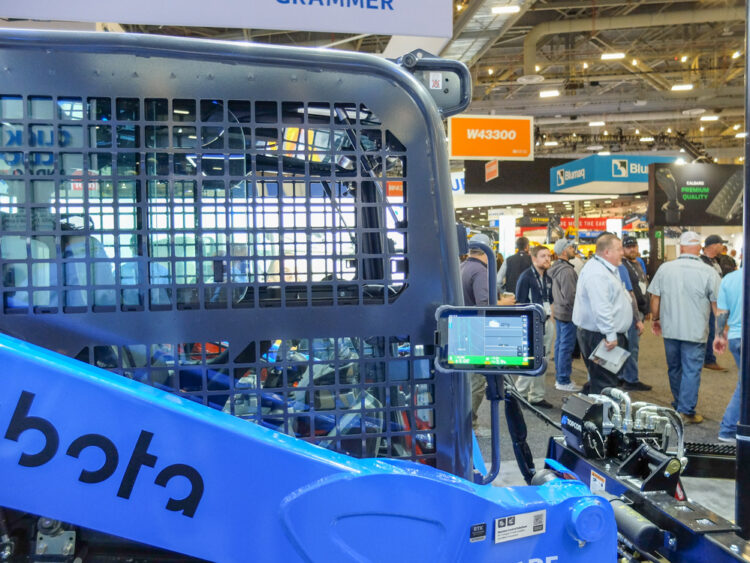 Topcon is now offering a machine control package for use with compact machines