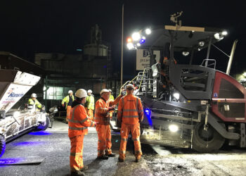 The M25 is benefiting from a novel new surface