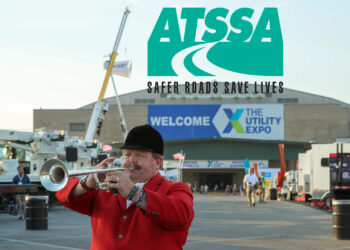 Because a lot of utility work is done in and around traffic, ATSSA says that it has have put together another education agenda to help keep utility pros safe when the traffic cones come out (image courtesy of Utility Expo/American Traffic Safety Services Association - ATSSA)