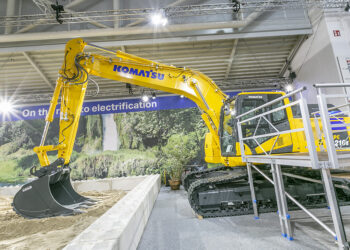 Komatsu has been working in partnership with Proterra for its electric excavator design