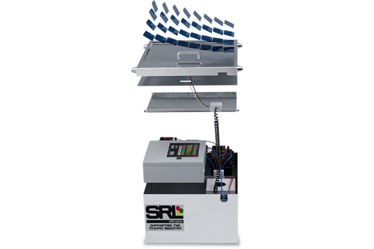 SRL’s Solar PLUS works with either AGM (absorbed glass mat) or lead acid batteries (image courtesy SRL Traffic Systems)