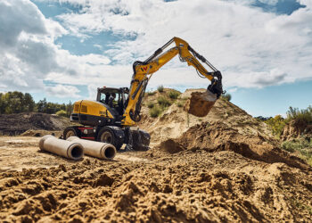 High performance is a feature of the new Wacker Neuson wheeled excavator