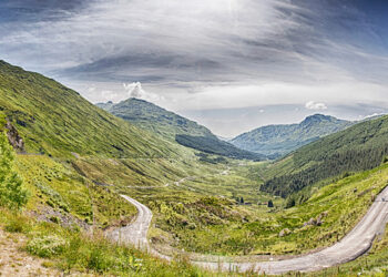 A new debris tunnel will keep drivers safe on an important route in Scotland – image courtesy of © Antony Mcaulay | Dreamstime.com